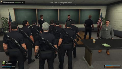 Quand un WH pop en plein meeting LSPD