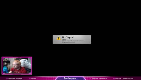 Høj lyd igen. SLUK!