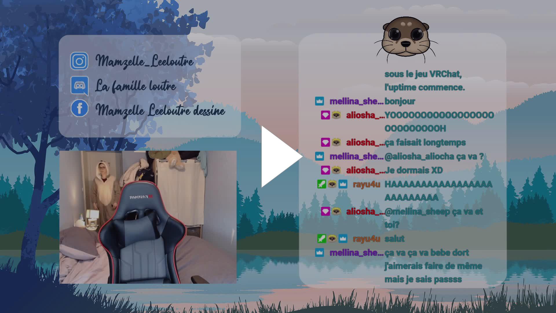 Mamzelleleeloutre Twitch Mamzelleleeloutre Twitch