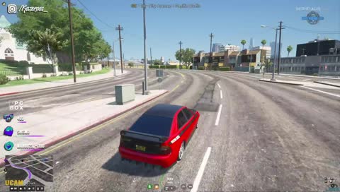 veo coche rojo y ME DOY VUELTA EN 180° Y TE PARO