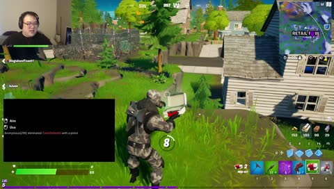 Scarra gets hit with an in-game Fortnite ad