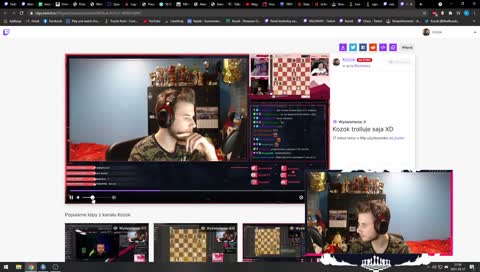 kozok śmieje się z saja