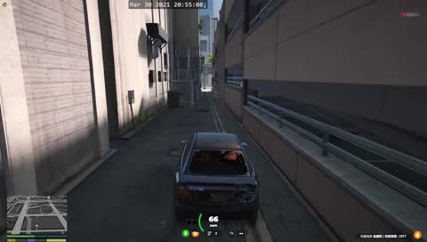 警方完美擋車!!