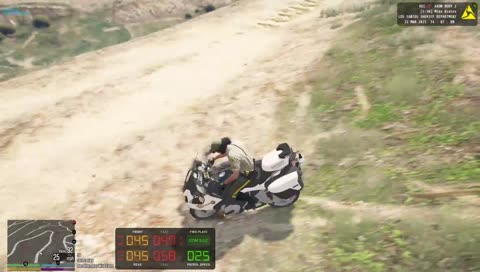 Mike Brains sražen nějakým motorkářem