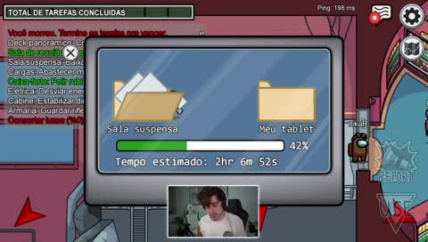 D: tirou o amigo