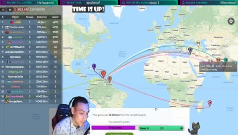 geoguessr streamer finds some familiar faces