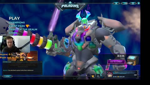 Zarini hopes to get the new RAUM skin when opening a chest and gets . . . Luck is with the brave. GG