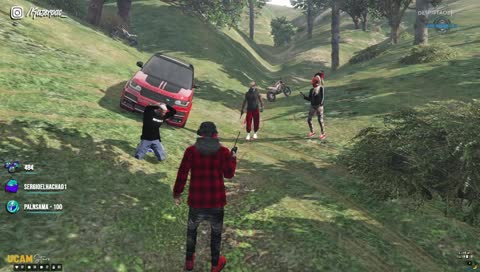 tiro de ajuste a unos de los crips