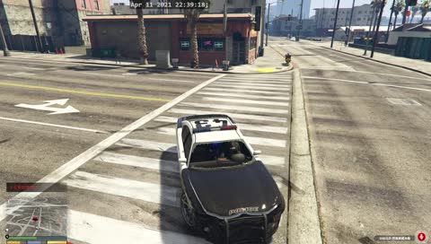 天選之人..解銬+撿到警車