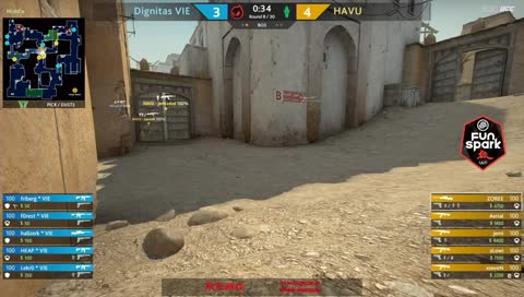 hallzerk - 4 AWP kills on the bombsite A defense