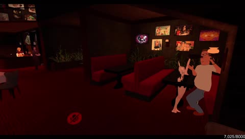 Kyle Pred enjoying his date at VRChat