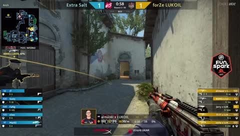 oSee - 2 CZ75A kills on the bombsite A defense (2vs2 situation)