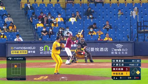 陳文杰美技沒收陳晨威全壘打