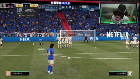 GOL SU PUNIZIONE DI BAGGIO VS URUGUAY