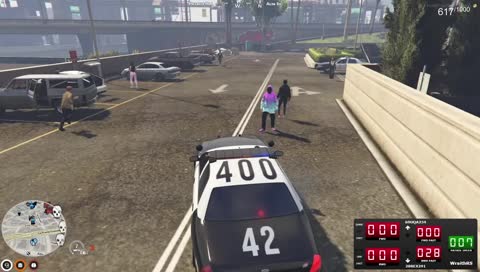 Wingman tries to sell cadet carter something.