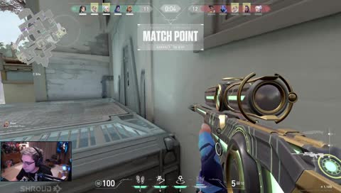 Shroud gives a class for the AWP academy