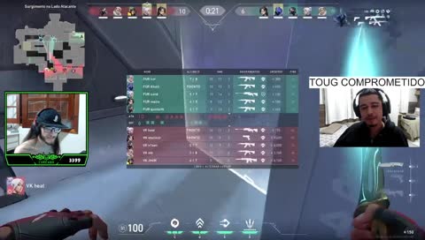 toug falando que a vk é pior que a furia