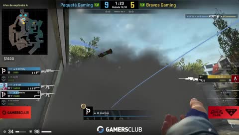 JOTA faz três abates de AWP e garante o ponto da Bravos (Overpass)