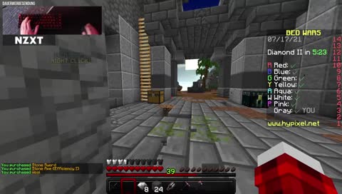 Hack scaffold + killaura +7 range