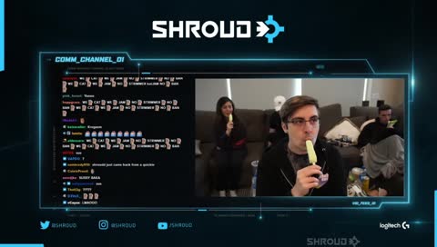 Shroud is turning the chat on