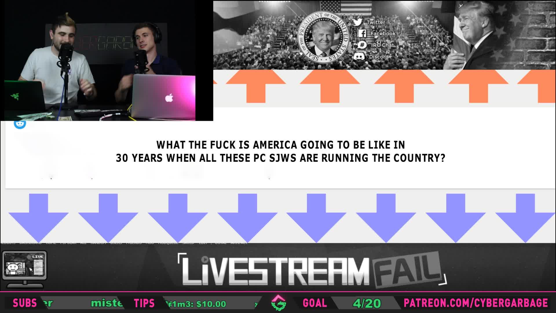 livestreamfail or the donald game livestreamfail