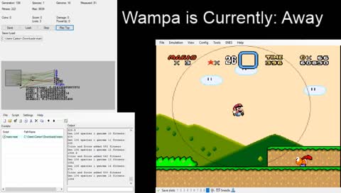 AI completes a level in SMW