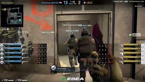 Impulse - 3 USP-S HS kills on the Ladder Room defense (initial frags - second half pistol round)