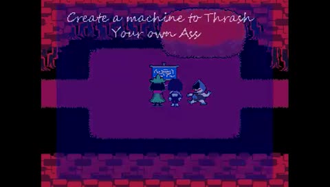 Waffle thrashes his own ass