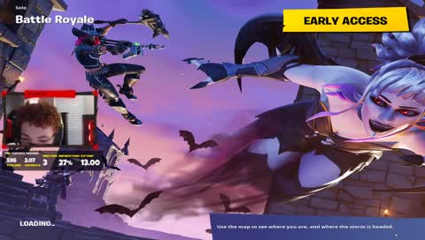 Its actually lit up in her