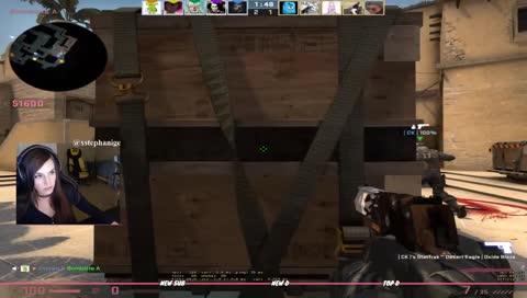 Steph - Deagle 3k - Holding A on Mirage
