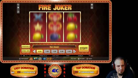 68.00 € / Super Big Win / Fire Joker