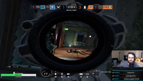 His first good play! 