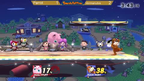 Dog fights balloon