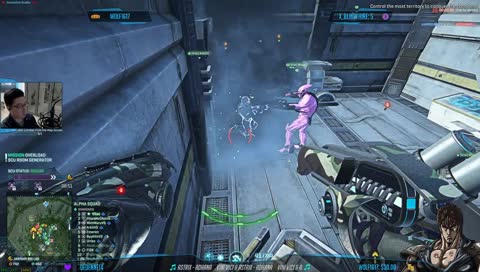 My friend Deinien is the last survivor fighting off the NC in Planetside 2 before the continent lock