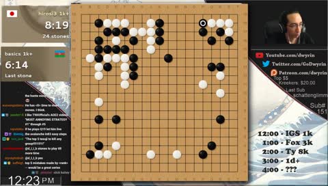 Go player BRUTALLY coughs on opponent, forcing an immediate resignation.