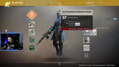 Oki zerlegt Items, die besser sind als seine aktuellen 