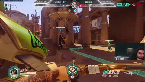 doomfist cabeceando flechas