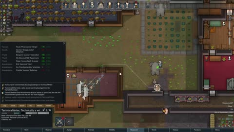 Mechanoids drop in for the wedding
