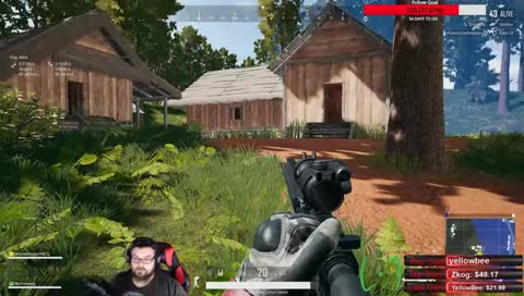 looks like he got shot IRL