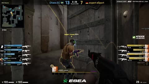 FREDDyFROG - 3 M4A4 kills on the defense