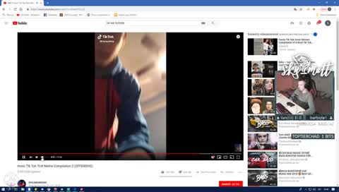 Sky_Matt watching his old Dance Video & Kiss