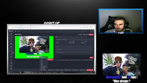 Was macht deine nicht vorhandene Freundin da unter dem Tisch?