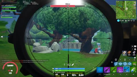 Sniperschuss der arme gegner