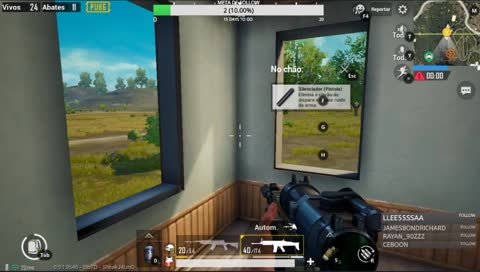 Esses Bots do PUBG mobile ta foda kkk
