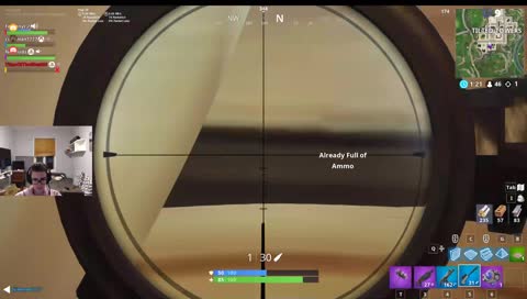 Clean mid air no-scope
