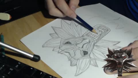 Nieznany narysował medalion szkoły wilka [ZOBACZ WIDEO]