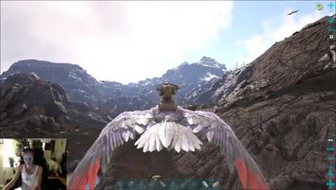 Biting her lip as she sees Ryan Reynolds