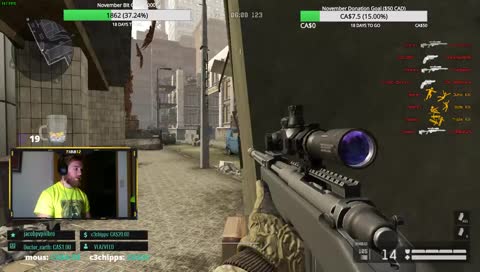 Daddy tibb poping off with sniper