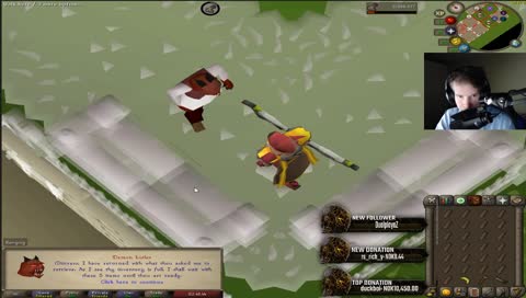 stakkers luck han ble litt redd :D