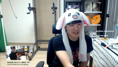 요즘 유행이라는 토끼귀 모자